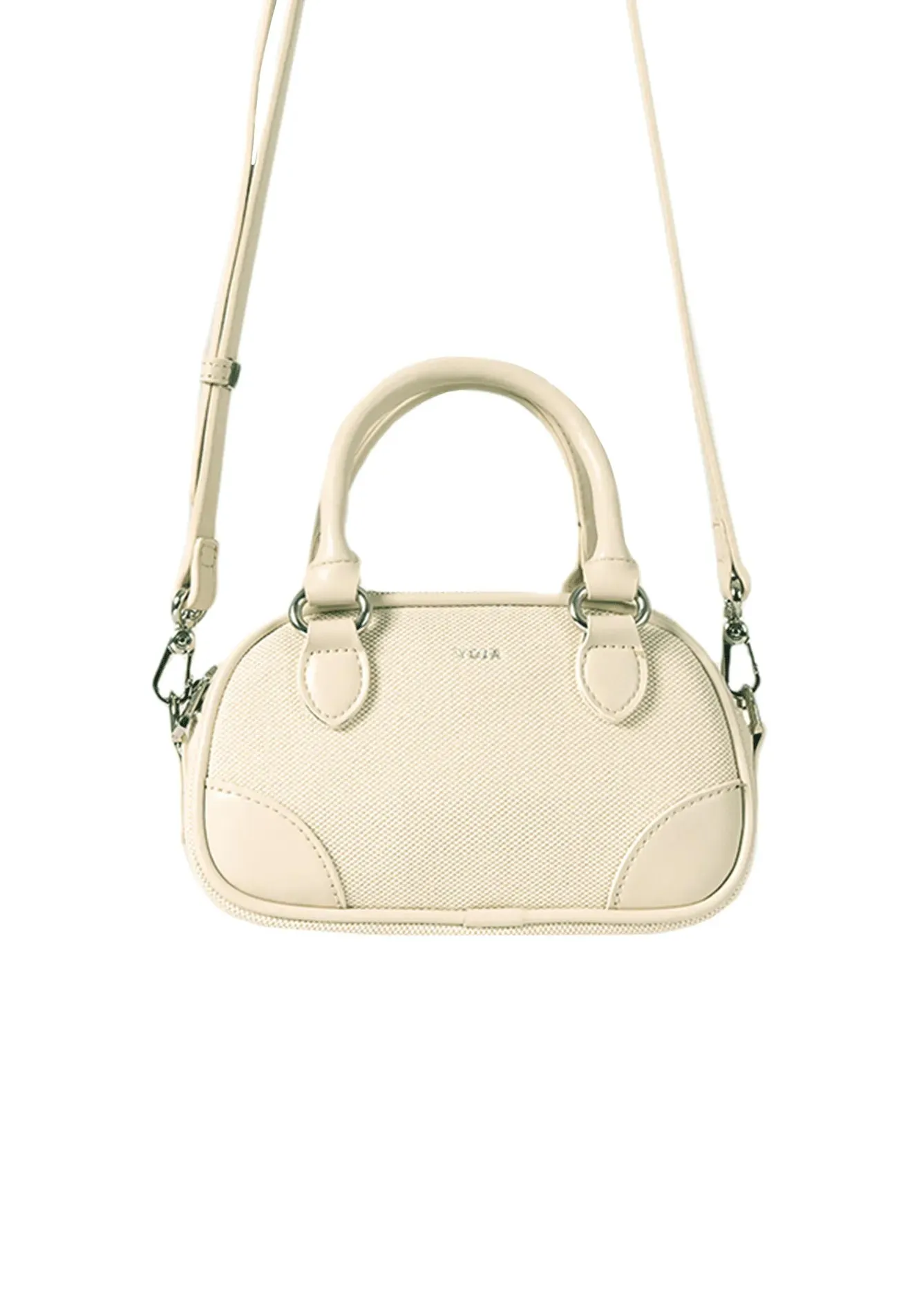 VOIR CLEO Mini Top Handle Satchel Canvas Bag