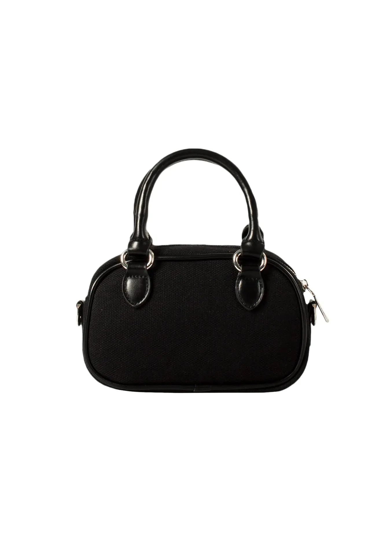 VOIR CLEO Mini Top Handle Satchel Canvas Bag