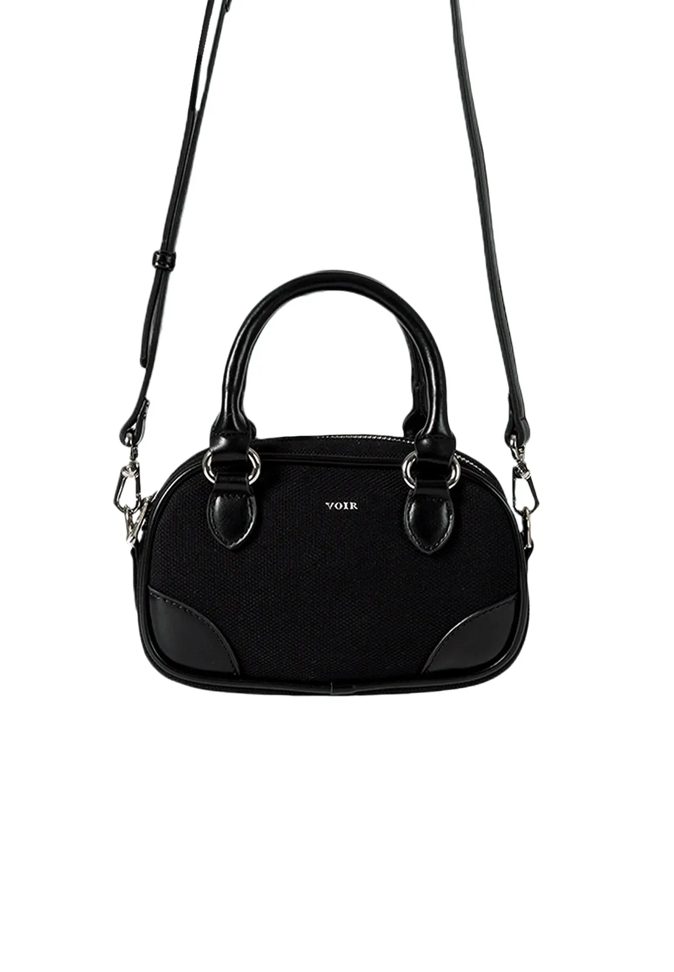 VOIR CLEO Mini Top Handle Satchel Canvas Bag