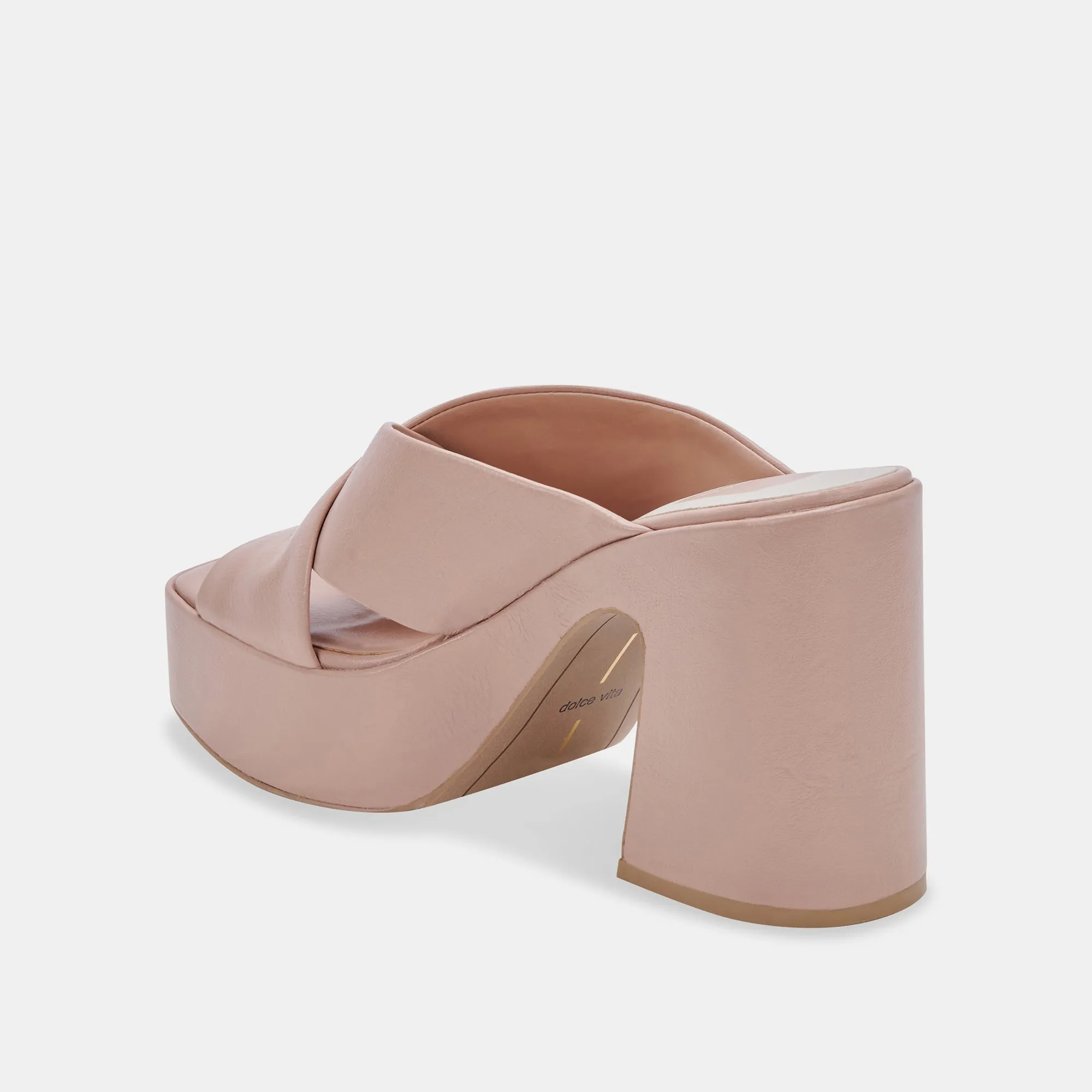 WONDER HEELS BLUSH LEATHER - re:vita