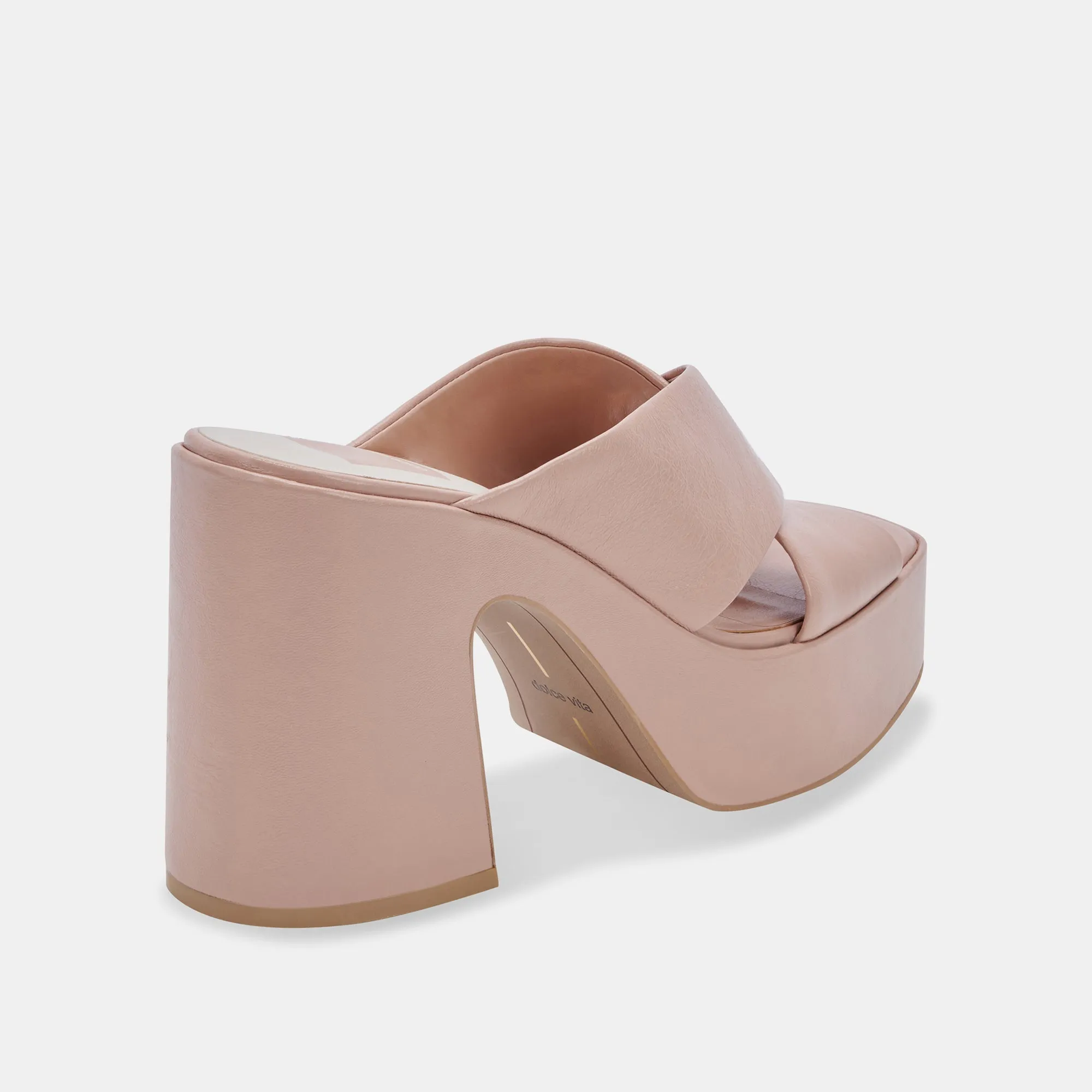 WONDER HEELS BLUSH LEATHER - re:vita